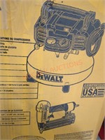 DeWalt 6 Gal Air Compressor & 18Ga Brad Nailer