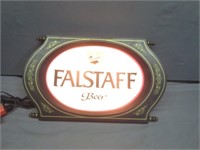 Falstaff Beer Sign - Metal & Plastic