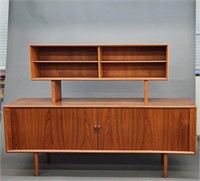 Danish Modern credenza hutch.