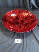 Very Pretty Red Decorative Bowl