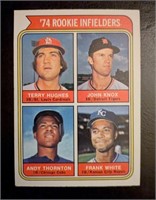 1974 Topps Frank White RC Rookie Card #604