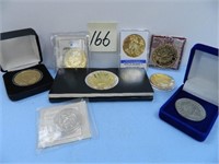 (7) Copies of $20 Gold Pcs., 1804 Liberty Coin,