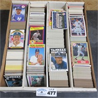 Large Lot of Assorted Yankees Baseball Cards