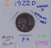 1922-D Wheat Cent