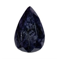 Natural Pear Shape 64.25ct Blue Sapphire