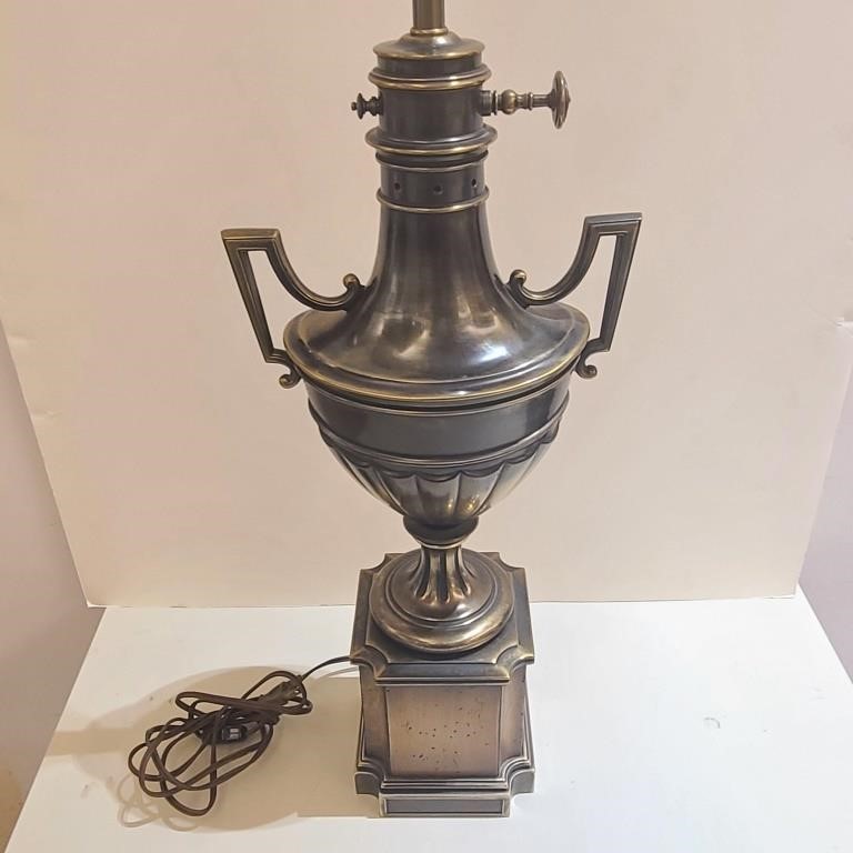 VTG Stiffel Brass Trophy Torchiere Lamp