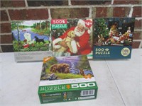 Lot of 4 Puzzles