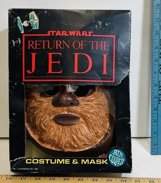 Vintage Star Wars Wicket Ewok Costume & Mask