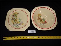 Homer Laughlin Plate and Bowl