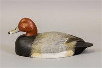 Rare Redhead Duck Decoy, Combination of Work,