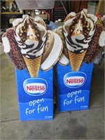 nestle cardboard displays