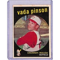 1959 Topps Vada Pinson Nice Shape