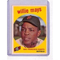 1959 Topps Willie Mays Nice Shape