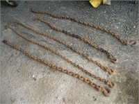 (5) Tow Chains    Longest - 8ft