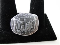 1oz Fine .999 Silver - Egyptian Anubis Relic