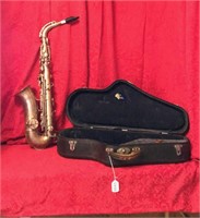 Vintage King Saxophone, with Case