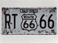 California Route 66 Novelty License Plate!