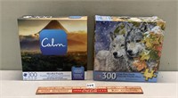 TWO 300PCS PUZZLES