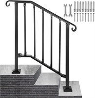 Handrails for Outdoor Steps Fits 1 to 3 Steps