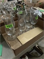 Tall beverage glasses