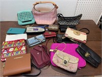 Box lot of purses - DKNY, Steve Madden, Fossil,