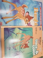 Unused Bambi Color/activity Books