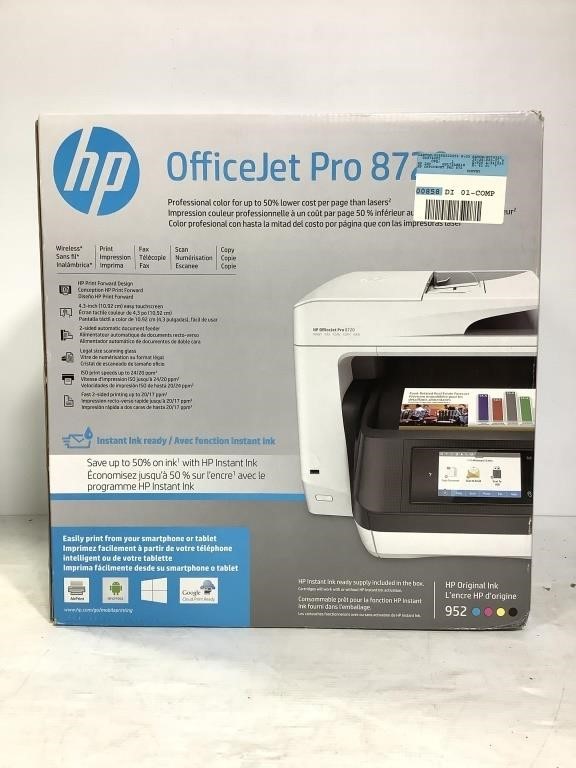 NIB OfficeJet Pro 8720 Wireless Printer