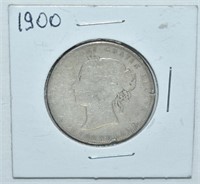 1900 CAD Silver .50c Coin
