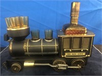 1880 Iron Horse Replica  Train Decanter Bar Set