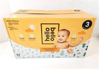 NEW Hello Bello Diapers (Size: 3) (x92ct)