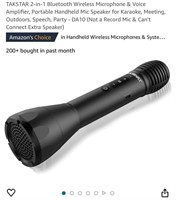 TAKSTAR 2-in-1 Bluetooth Wireless Microphone