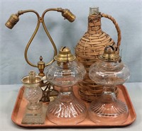 Oil Lamps, Table Lamp, Bottle, etc.