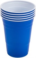Solo Blue Cup Cold Plastic Party Cups, Round