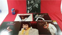 Elvis Presley Calendar & LP Records