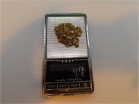 4.7 grams 14K Gold 3 Strand Necklace 19&1/2"