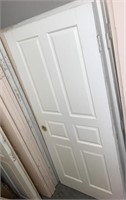 (2) six panel solid doors/may have flaws