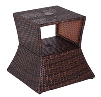 N4979 PE Rattan Outdoor Patio Side Table