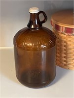 Vintage Glass Clorox Bottle Embossed Gallon Jug