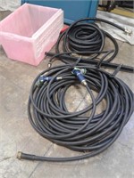 Lot of 3 Hoses in Tote
