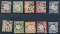 GERMANY #1-10 USED FINE NG