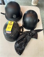 3 Motorcycle Helments Small