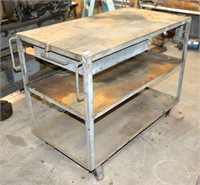 Heavy Duty Utility Cart / Work Table - Measures