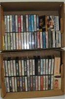 2 boxes of Elvis cassette tapes