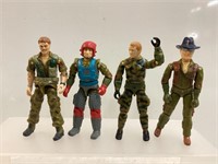 Vintage Hasbro GI JOE Action Figure Lot