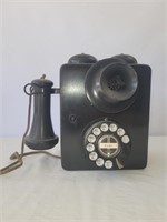 Vintage rotary dial wall telephone