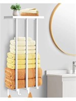 MSRP $22 Wall Towel Rack Holder