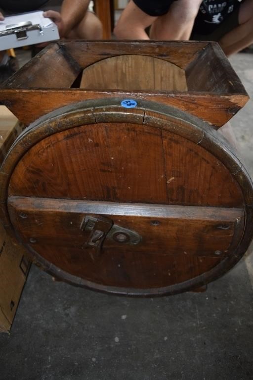 WHISKEY BARREL STORAGE