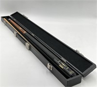 Authentic Brunswick 58" 19oz Pool Cue w/Hard Case