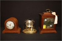 3pc Seth Thomas Carriage Clock, Kundo Mantle