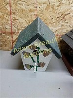 Custom 10 inch wood birdhouse